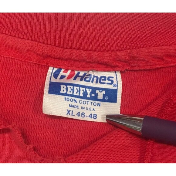 Vintage Harley Davidson JAX FLA Free Spirit Eagle XL Red Michaels Cycle Service - Picture 7 of 10